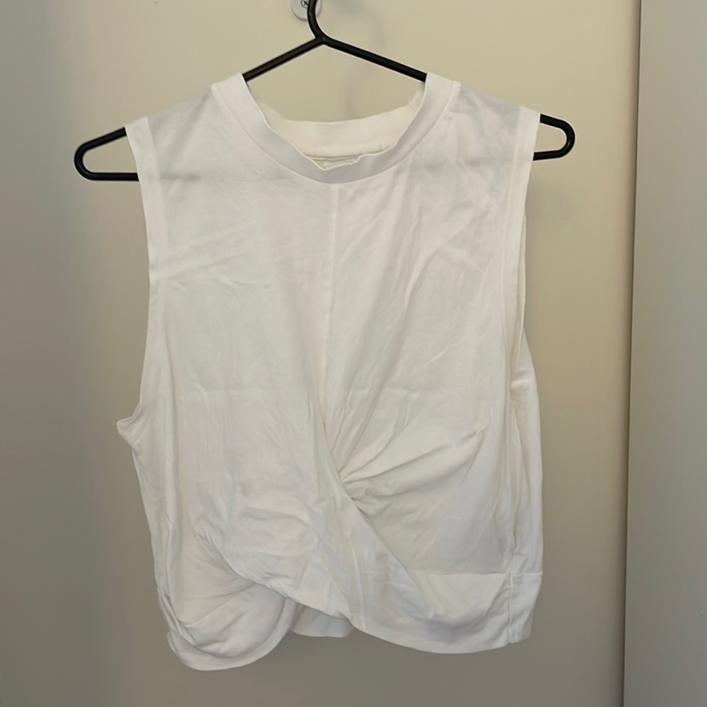 Organic cotton sleeveless shirt